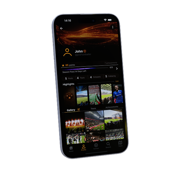 ONTOUR Profile page - customise banner, stats, game pass tracking